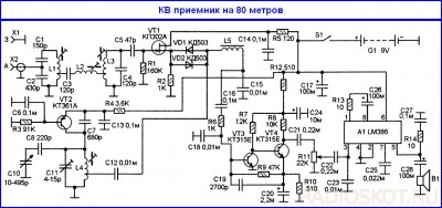 С этой схемки я взял УНЧ
